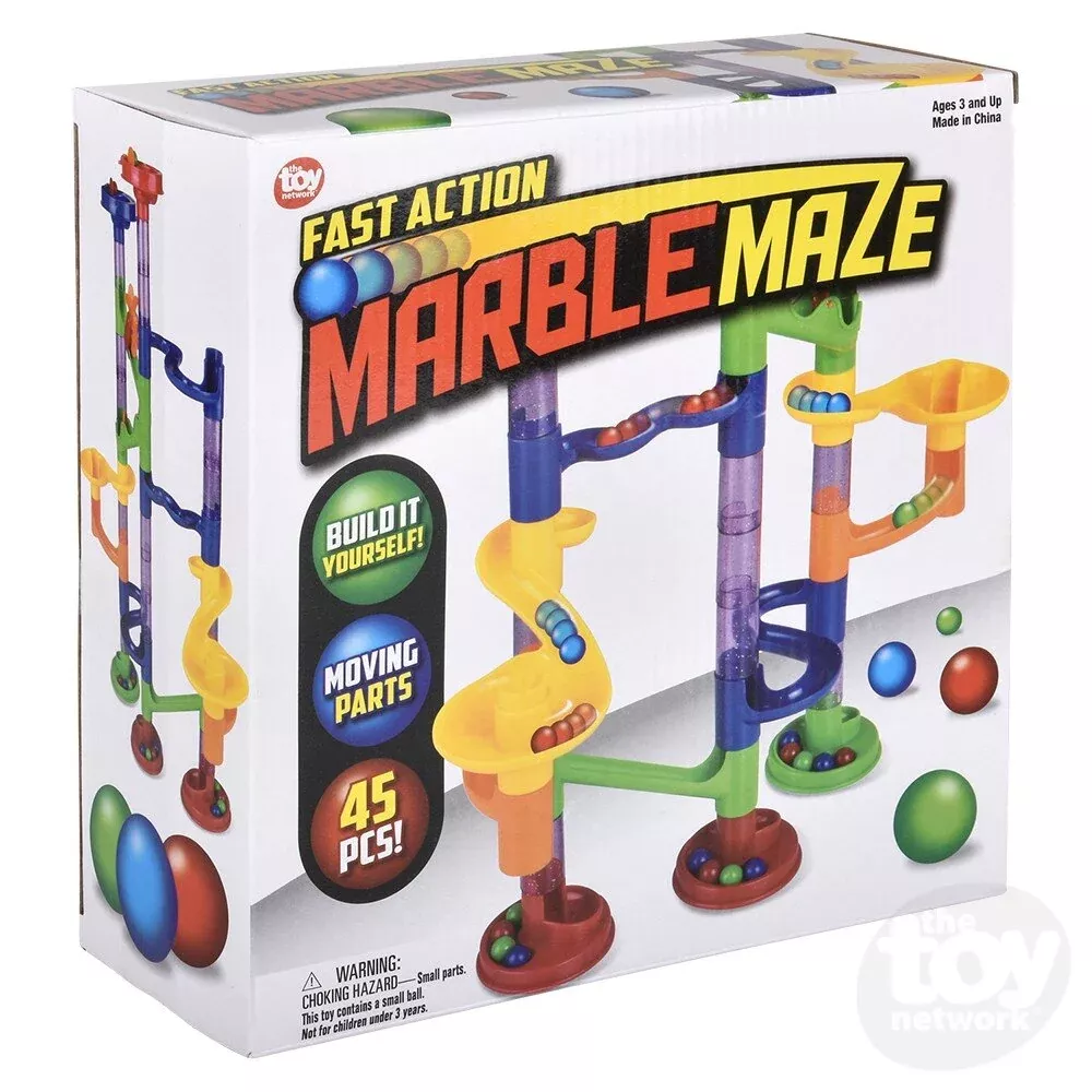45 Piece Marble Run