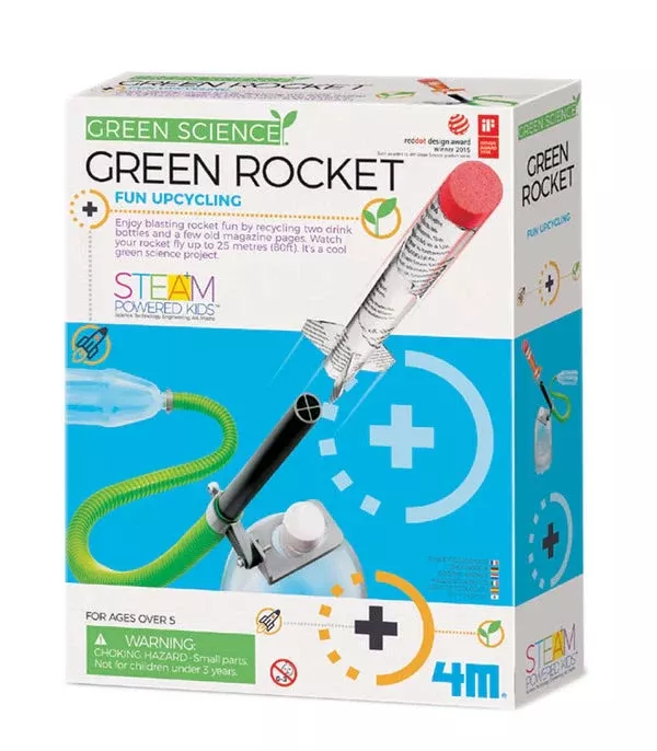 4M-Green Science Green Rocket