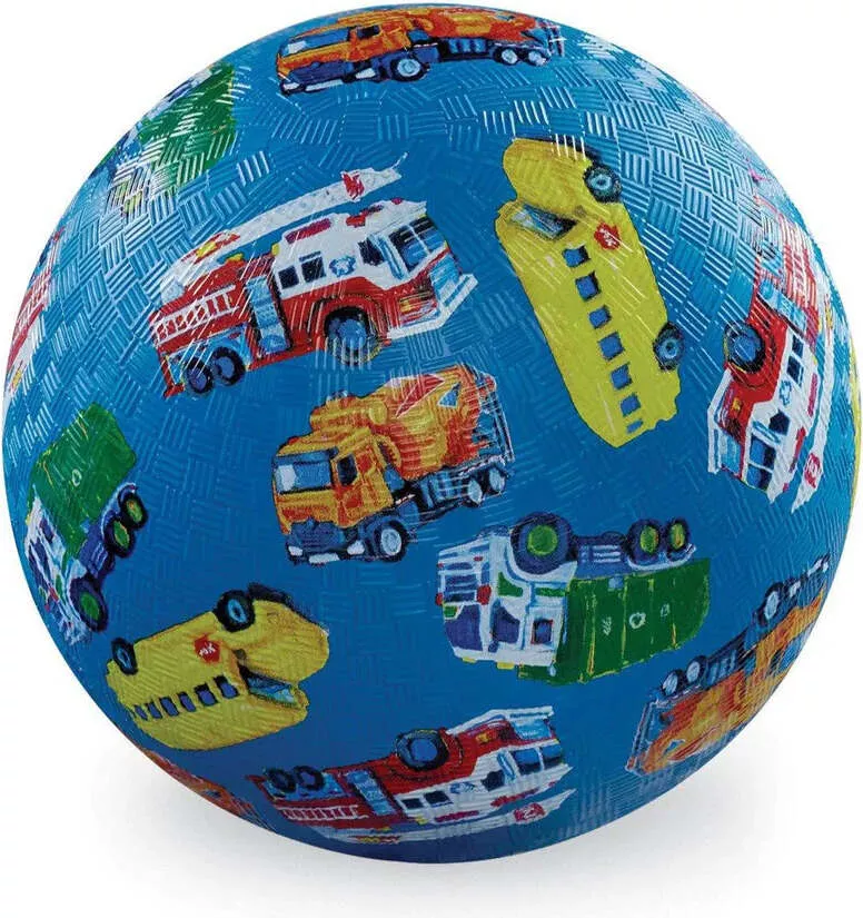 7" Playground Ball - City Vehicles