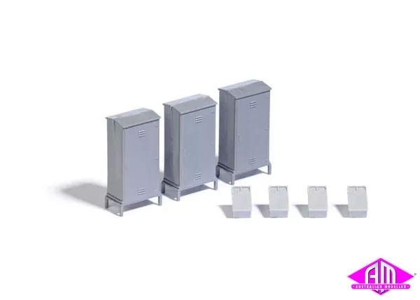 7792 - Switch & Telephone Cabinets (HO Scale)