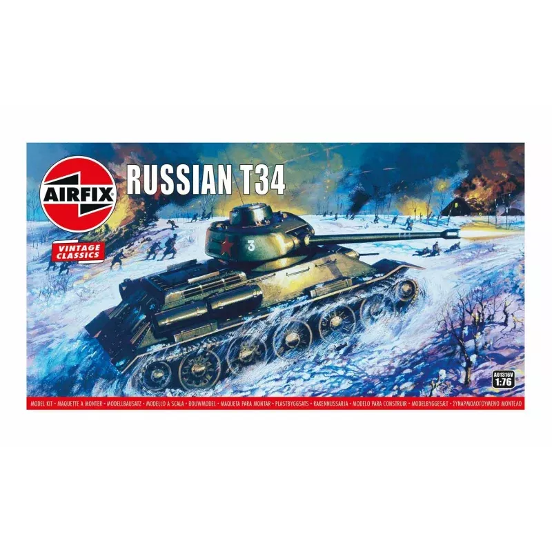 AIRFIX 1/76 Russian T34 (A01316V)