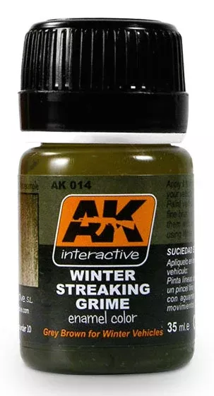 AK Interactive 14 Winter Streaking Grime Enamel Paint