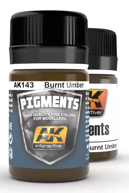 AK Interactive 143 Burnt Umber Pigment