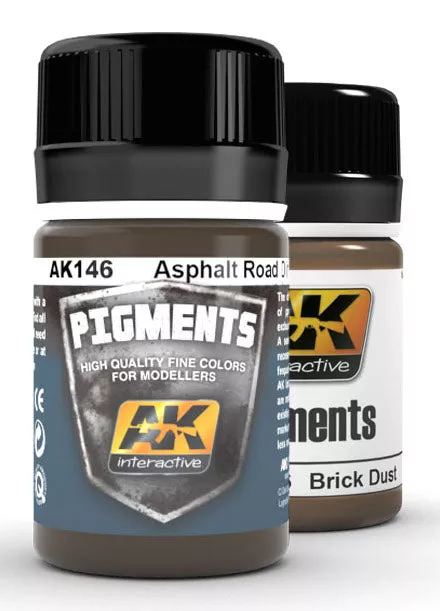 AK Interactive 146 Asphalt Road Dirt Pigment