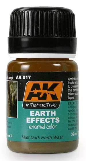AK Interactive 17 Earth Effects Enamel Paint