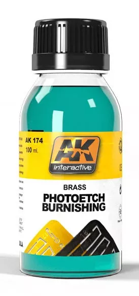 AK Interactive 174 Brass Photo-Etch Burnishing Fluid