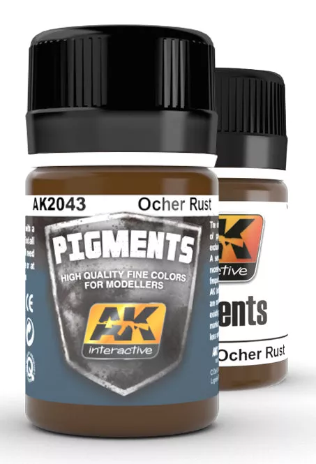 AK Interactive 2043 Air Series: Ochre Rust Pigment