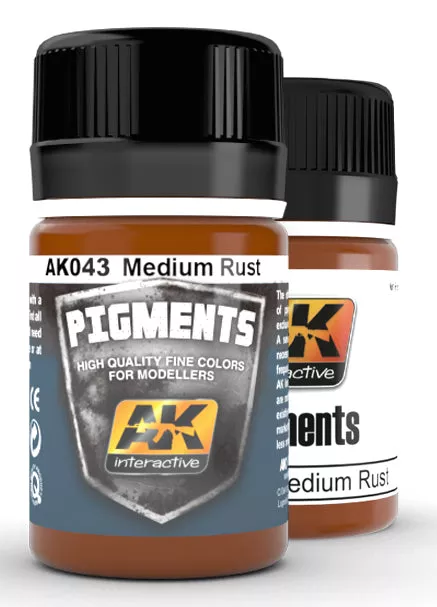 AK Interactive 43 Medium Rust Pigment