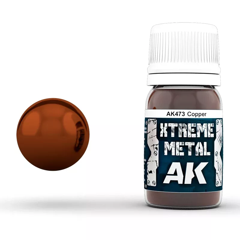 AK Interactive 473 Xtreme Metal Copper Metallic Paint