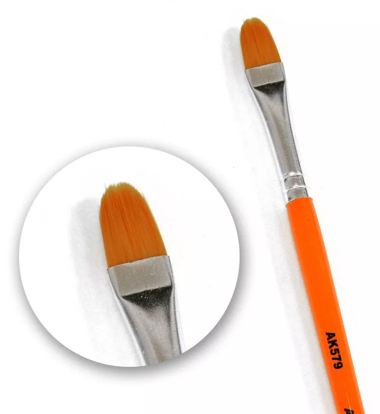 AK Interactive 579 Rounded Weathering Brush