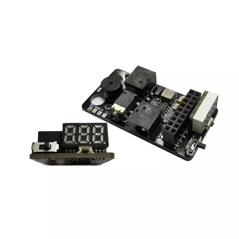 Analog FPV FatShark Module Adapter V3 w/ Voltage Display for DJI Digital FPV Goggles