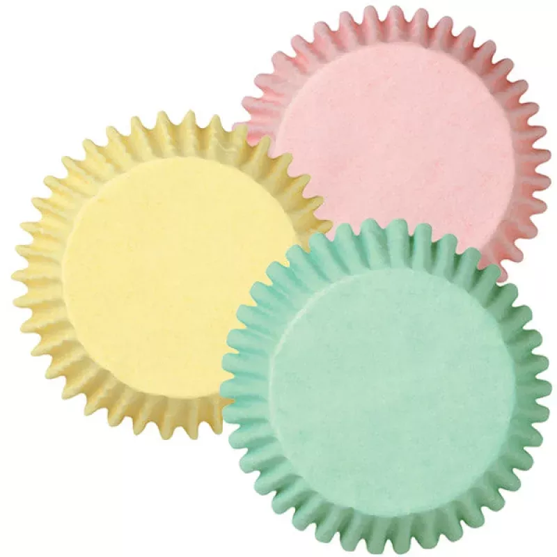 Assorted Pastel Standard Baking Cups - 75 Count