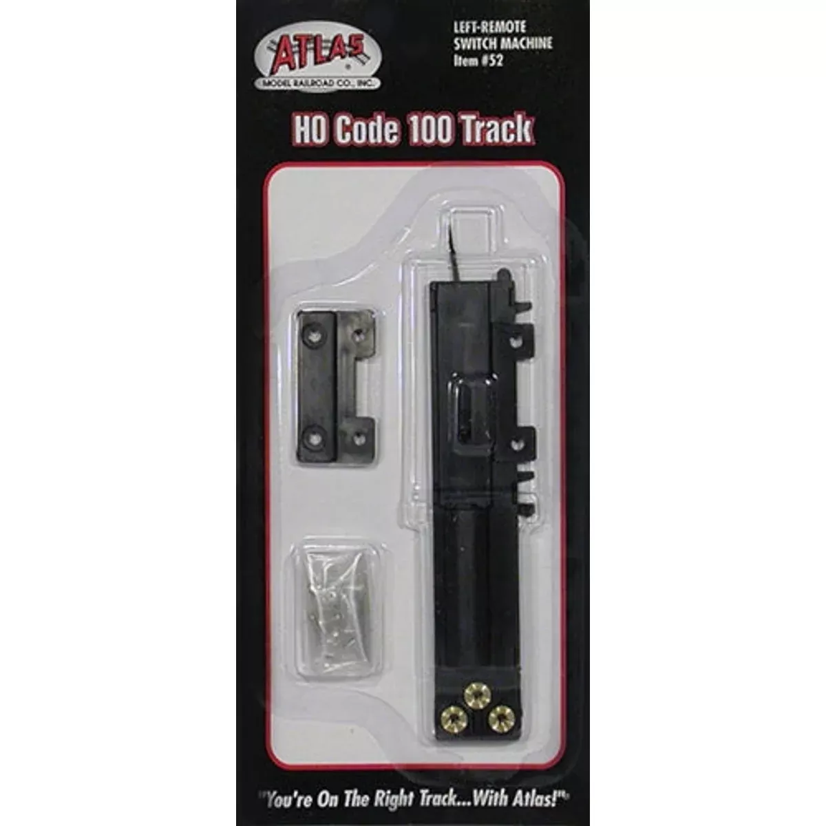 Atlas HO Code 100 Remote Control Switch Machine Left Hand