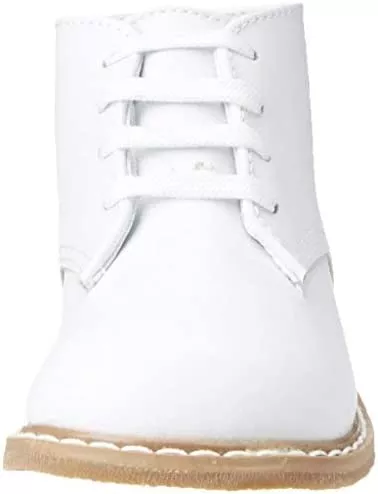 Baby Deer Lee Leather Boots-White