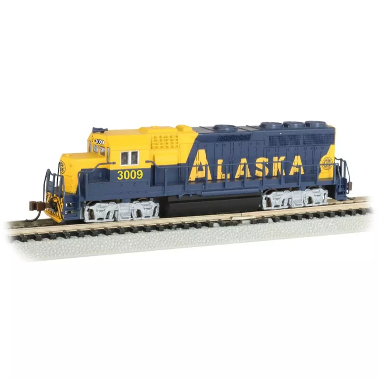 Bachmann 63569 – EMD GP40 Alaska Railroad (ARR) 3009 – N Scale