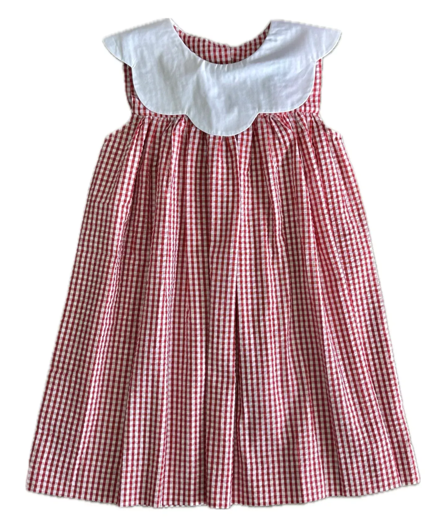 Banana Split Red Gingham Float Dress