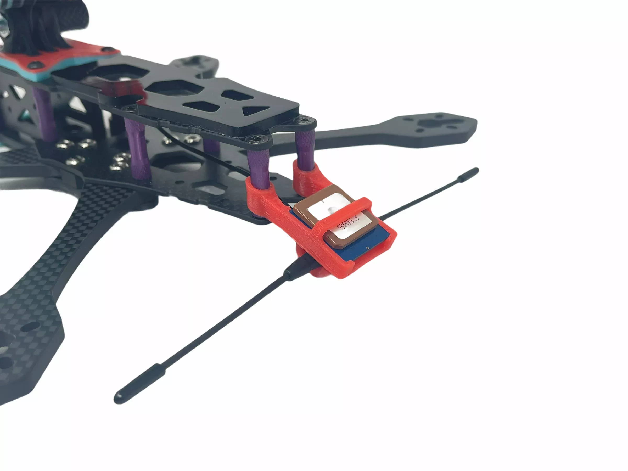 BN-220 GPS Module Standoff Mount w/ Immortal-T (3D Print Only)