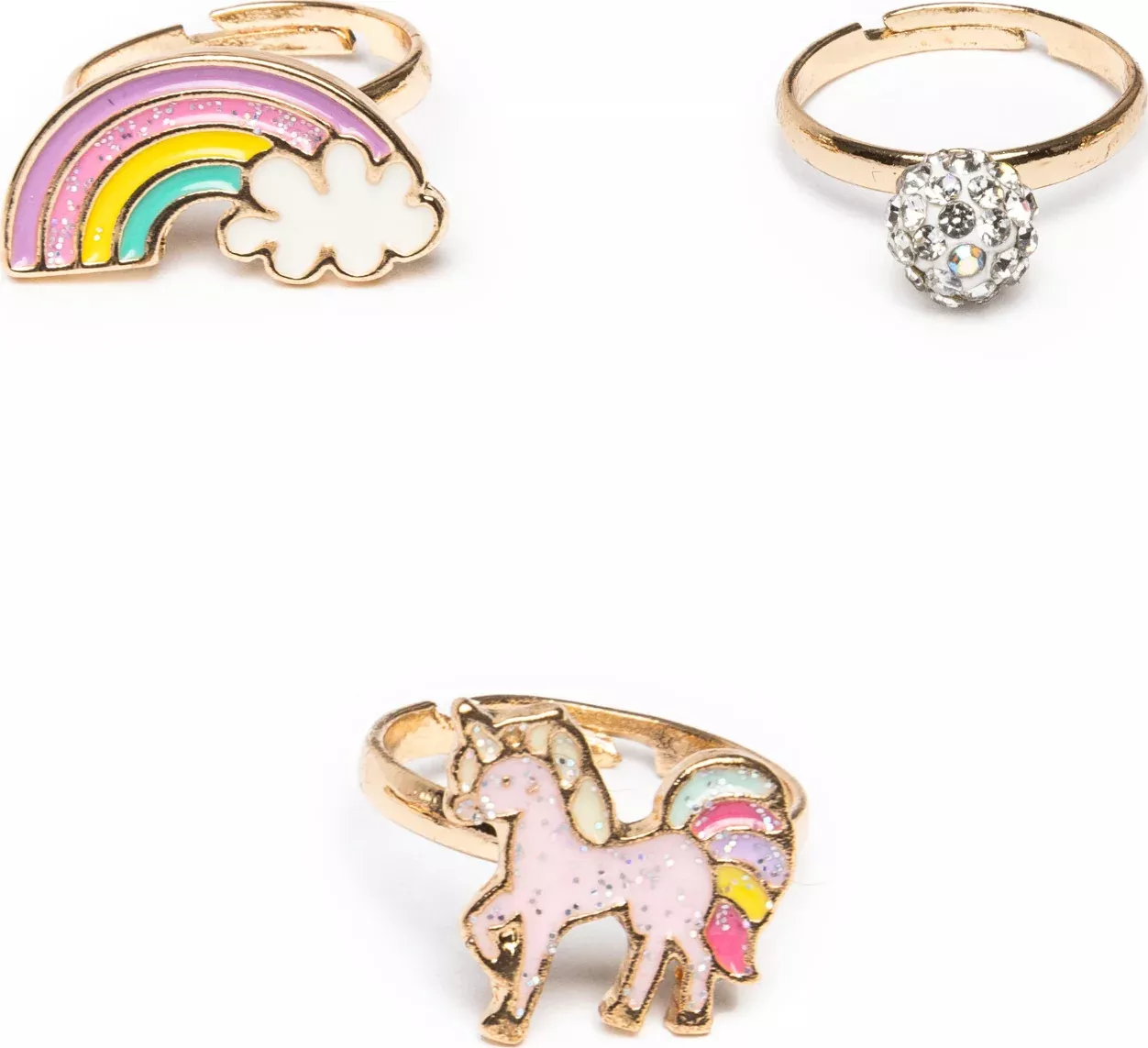 Boutique Unicorn Rainbow Rings