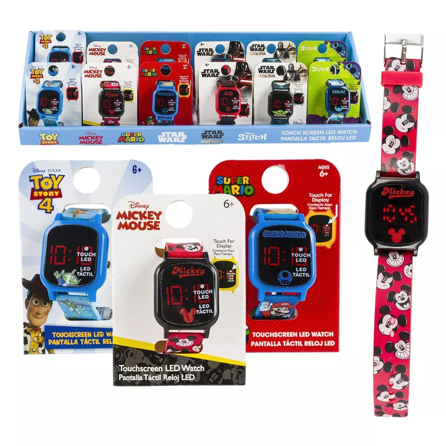 Boys Touchscreen LED Kids Watch