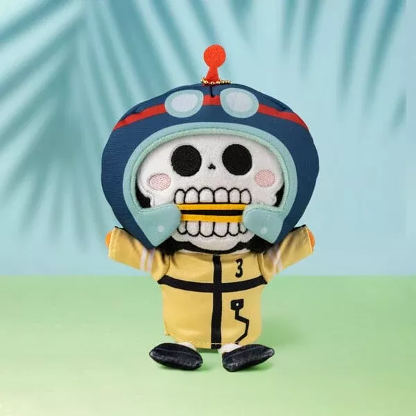 Brook Plush Keychain Banzai! (Egghead Ver.) - ONE PIECE