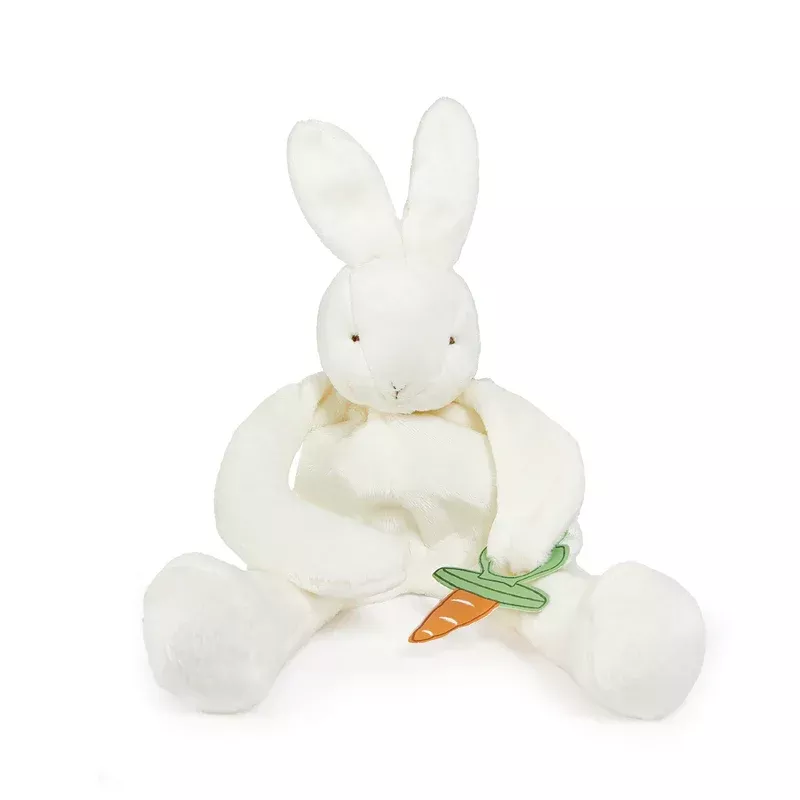 Bun Bun Silly Buddy White Bunny Paci Holder