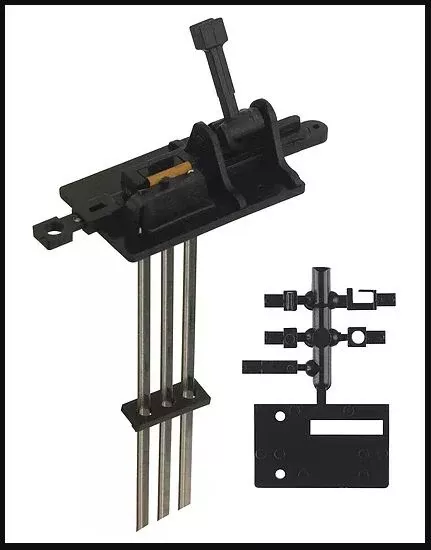 Caboose Industries N Scale 224S Operating Ground Throw For Atlas N Code 55 Rail with Contacts & Connectors