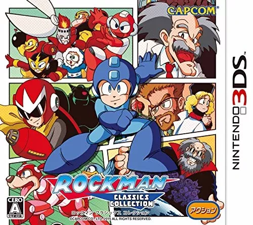 Capcom Rockman Classics Collection 3Ds Used