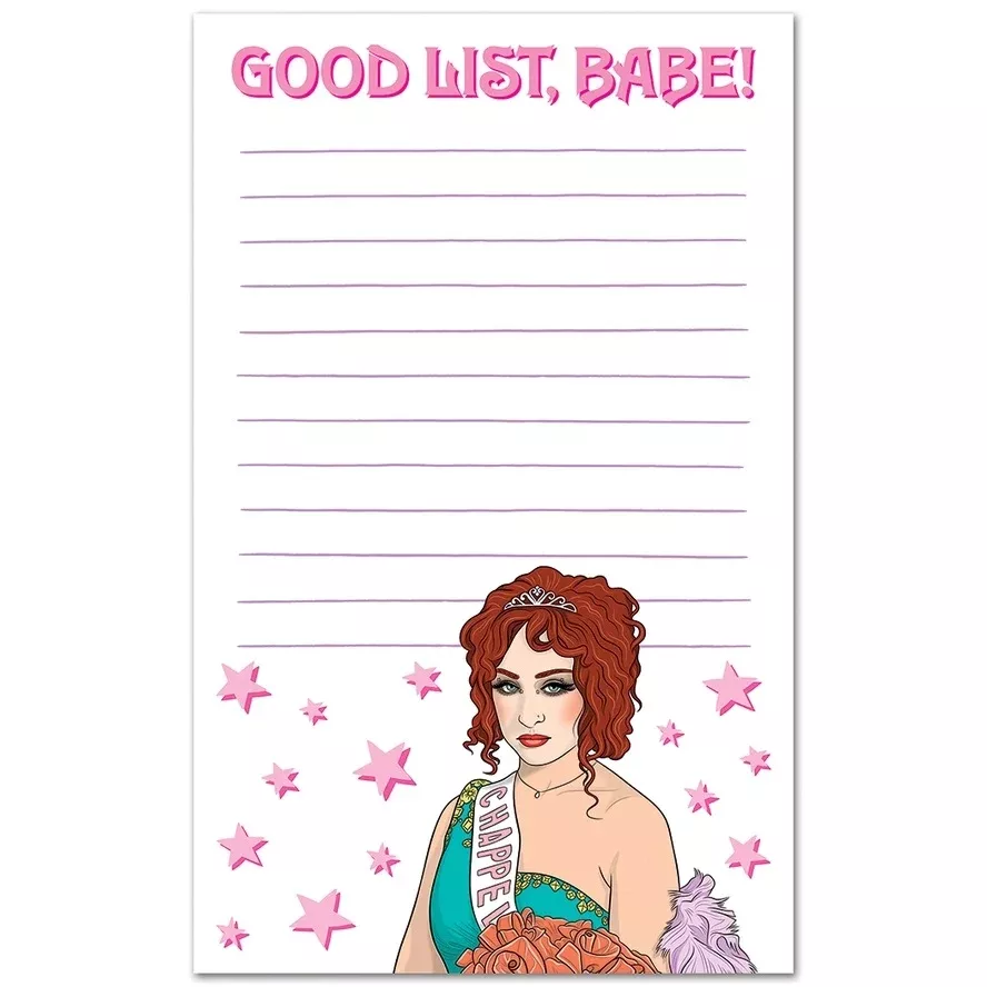 Chappell Roan Good List Babe Notepad