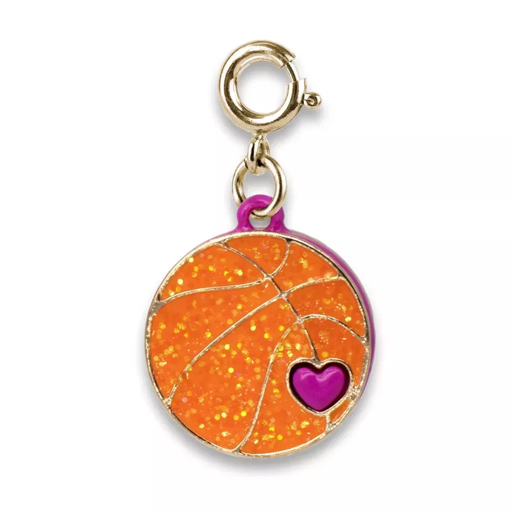 CHARM IT! Gold Glitter Basketball