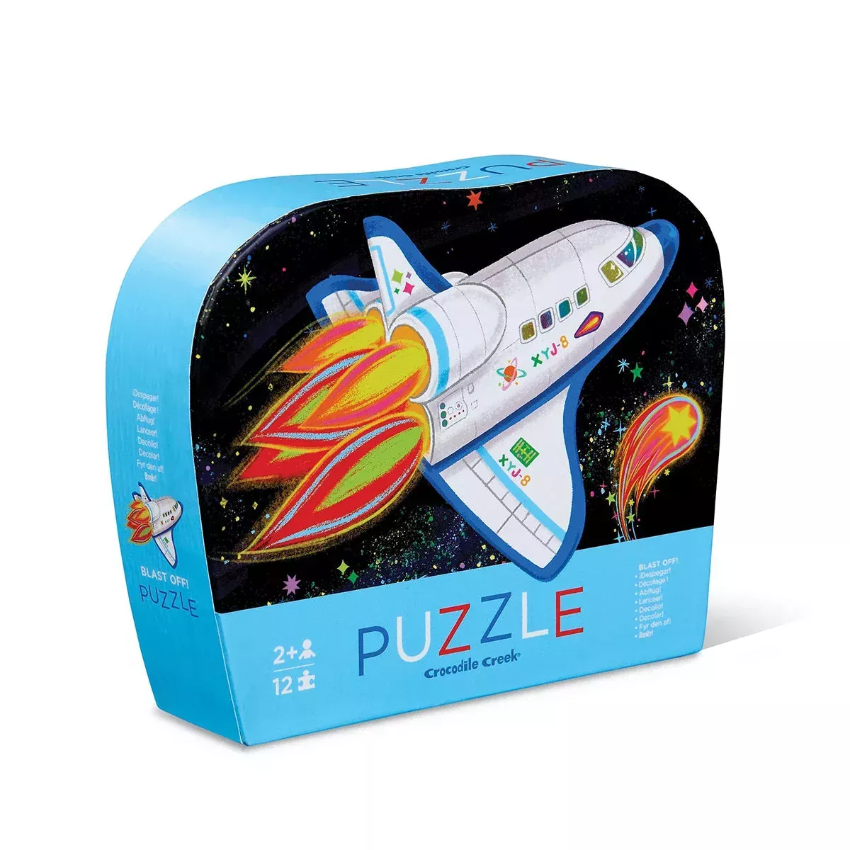 Crocodile Creek 12 Piece Mini Puzzle Blast Off