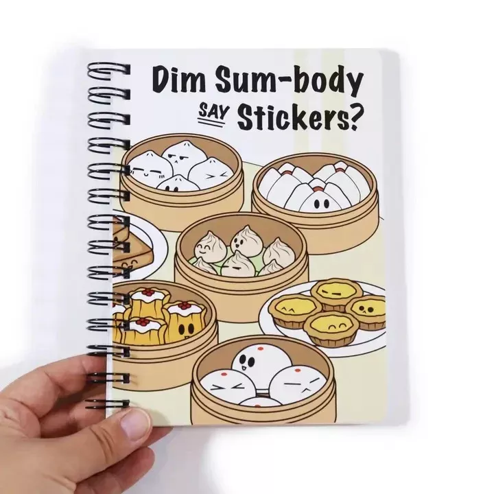 Dim Sum Reusable Sticker Book
