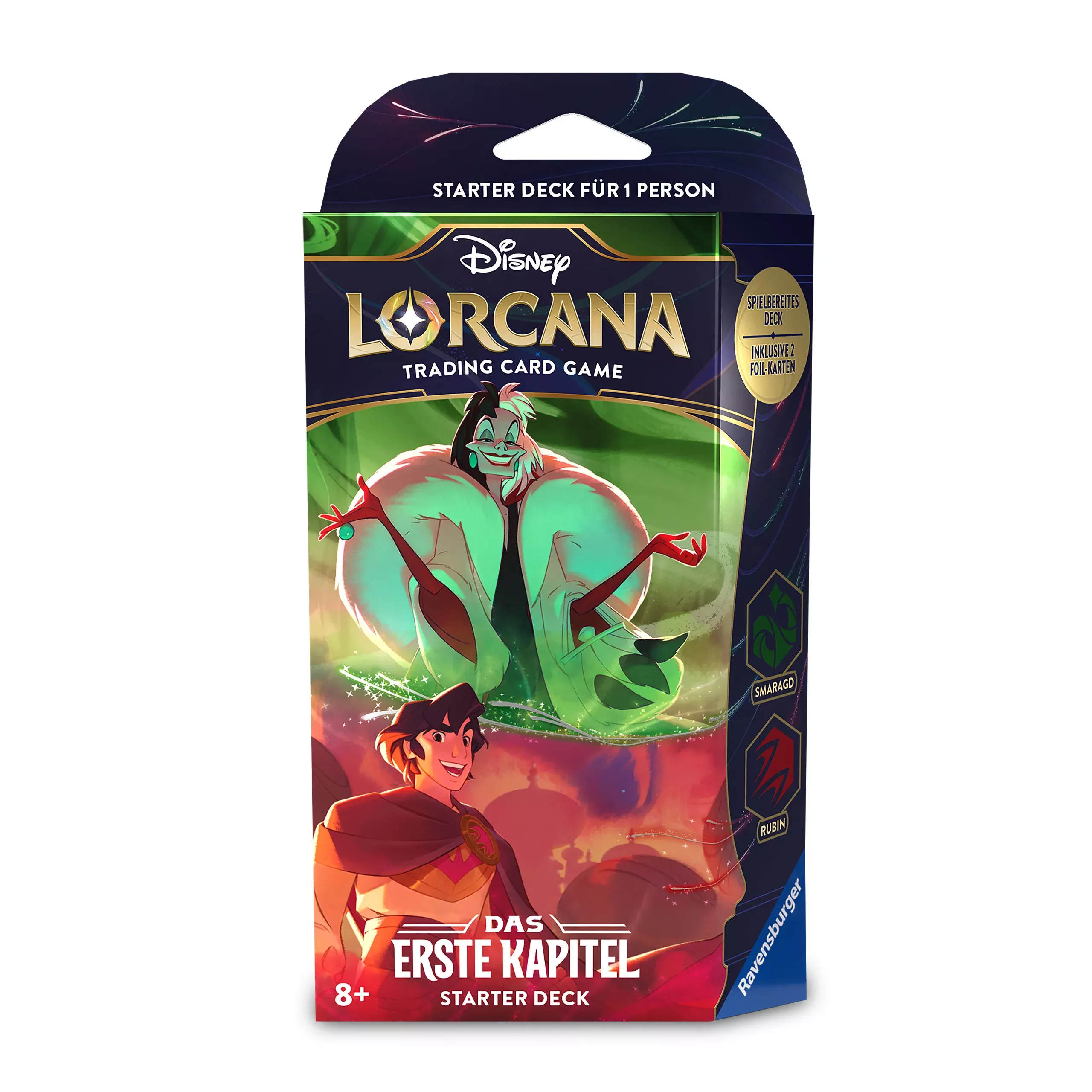 Disney Lorcana Emerald and Ruby Starter Set - The First Chapter Trading Card Game