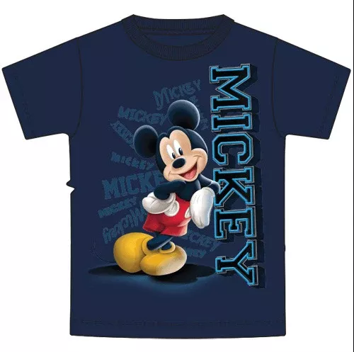 Disney Mickey Mouse Boys Tee Navy Blue