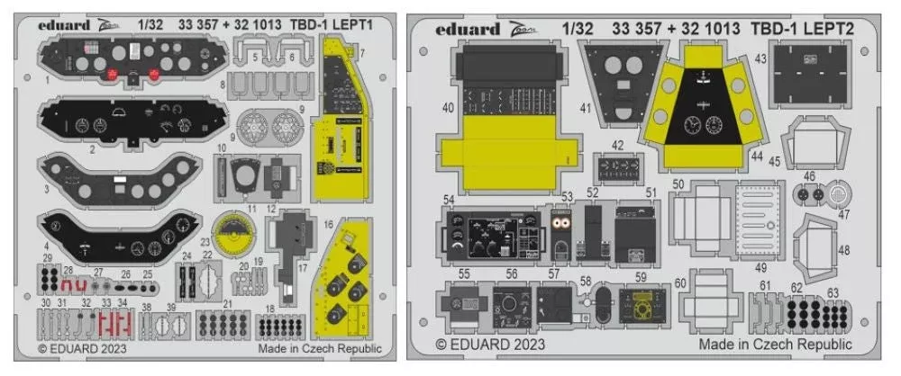 Eduard 33357 1/32 Aircraft- TBD1 for TSM (Painted)