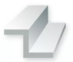 Evergreen - EG752 - Polystyrene Z Channel - Opaque White - 0.080 - 4pc