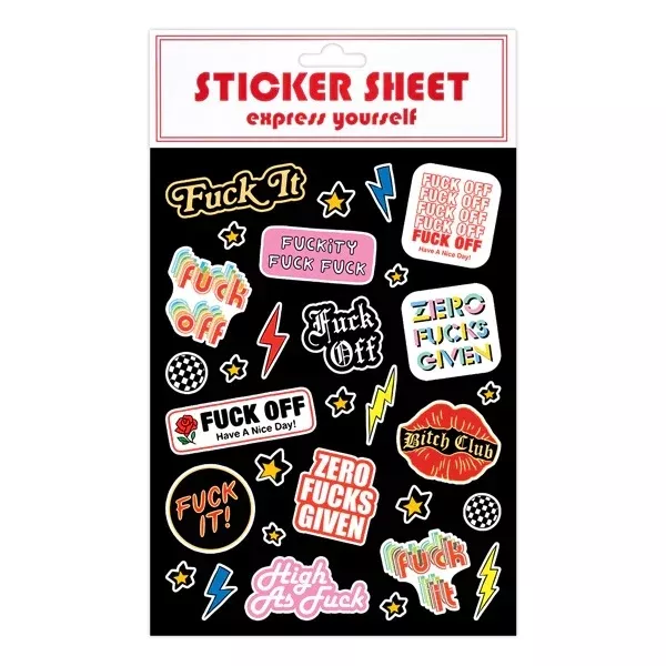 F**k It! Sticker Sheet