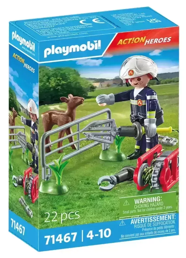 Firefighter Animal Rescue