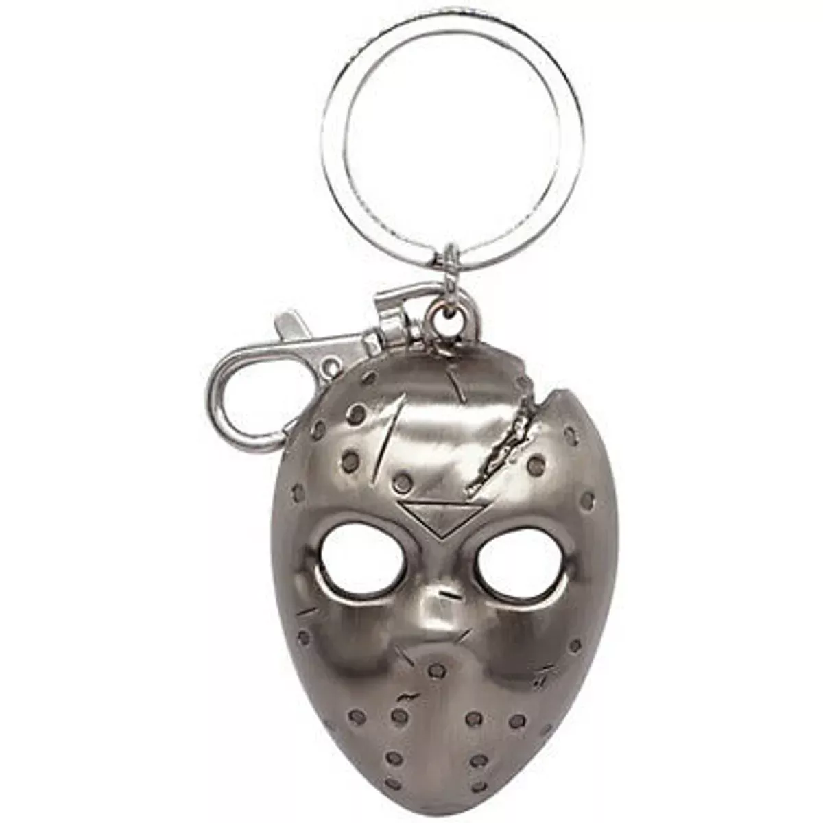 Friday the 13th - Jason Mask Pewter Keychain