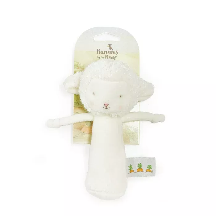 Friendly Chime Rattle - White Lamb