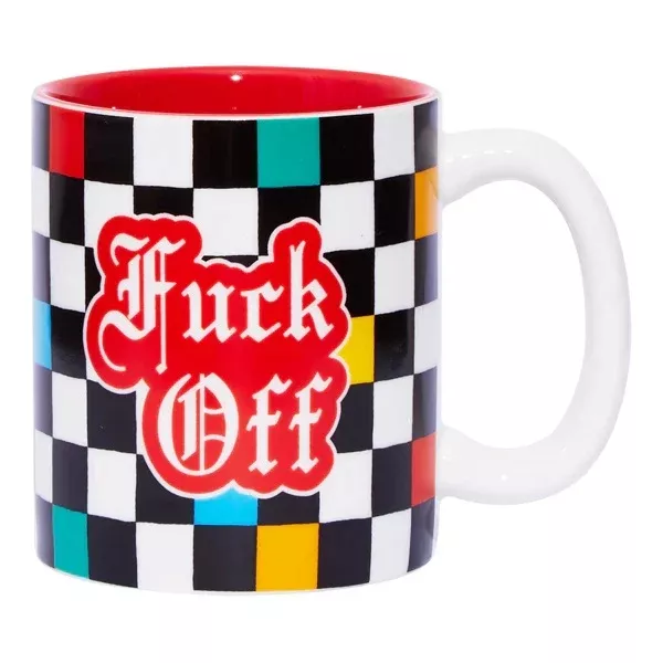 Fuck Off Checker Mug