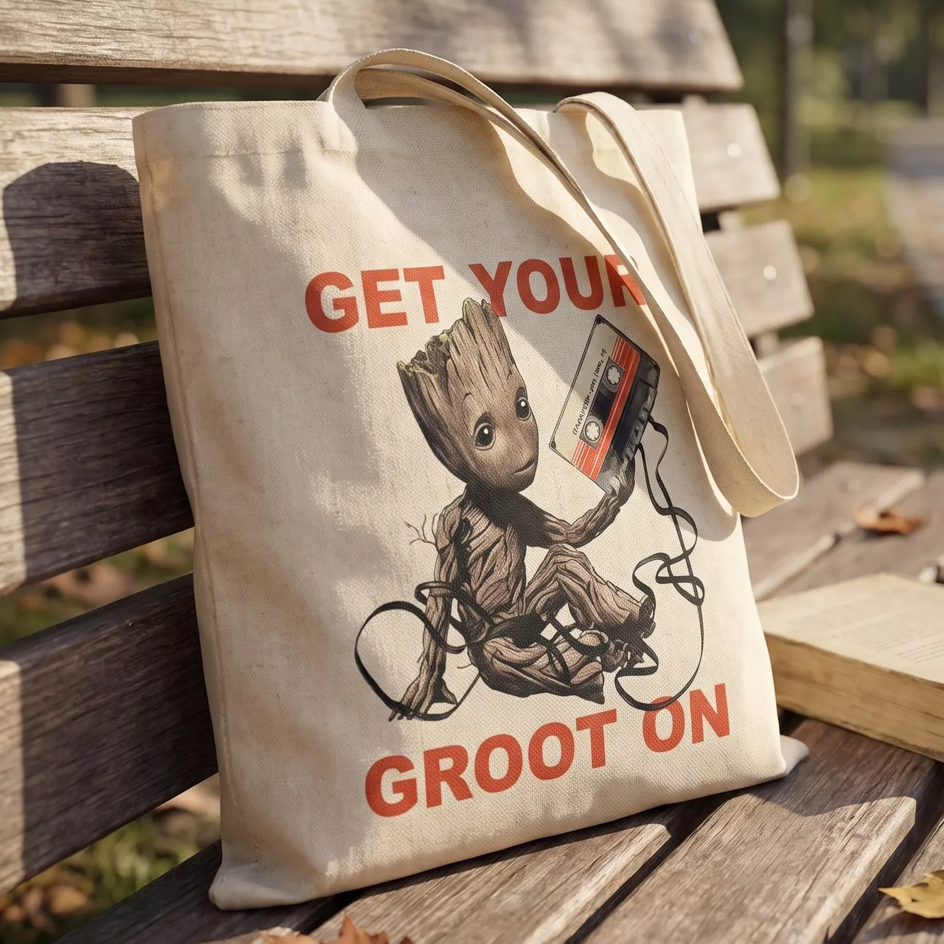 Guardians of the Galaxy - Get Your Groot On Jute Bag
