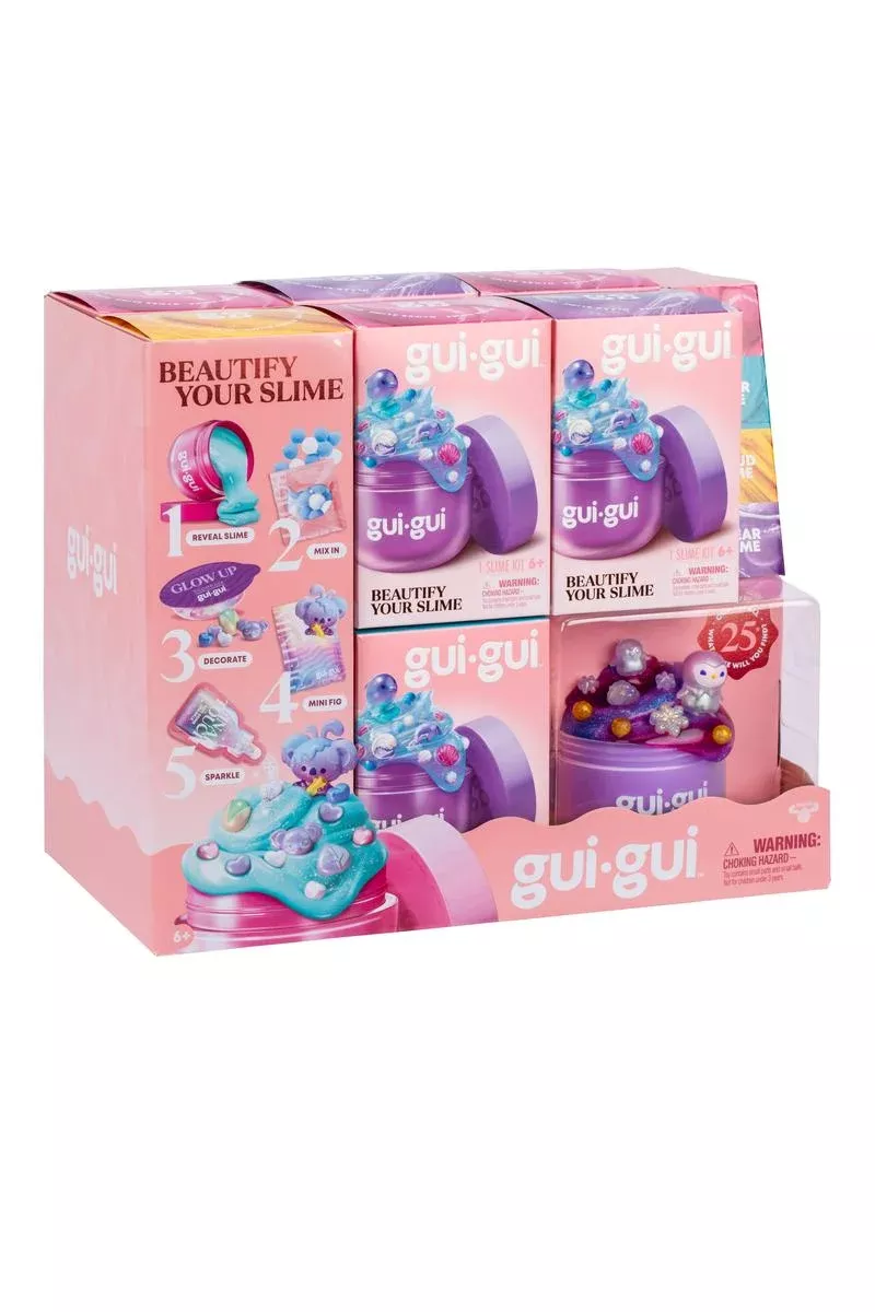 Gui Gui Surprise Slime Kit with Mini Figure and Charms