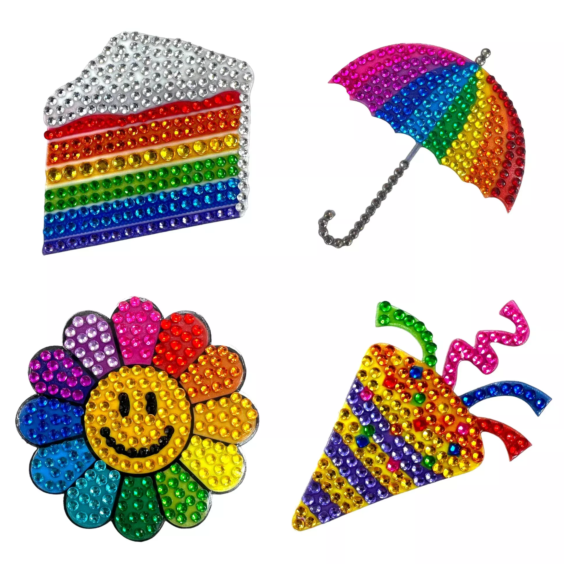 Happiness Set Of 4 Stickerbeans