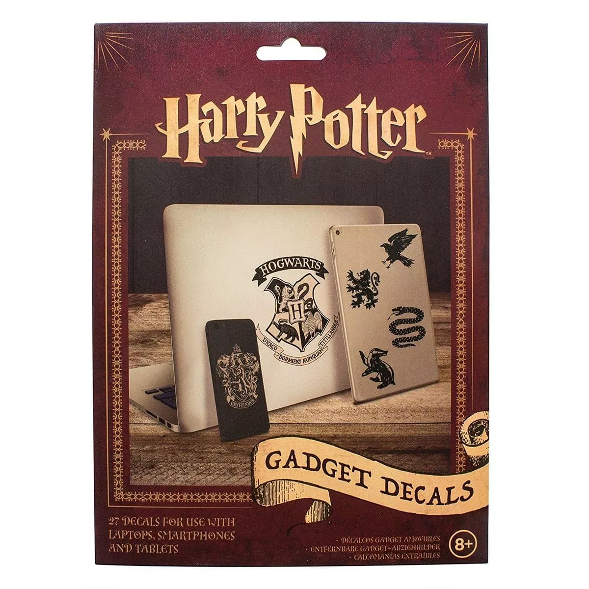 Harry Potter Vinyl Decals, 4 Sheets