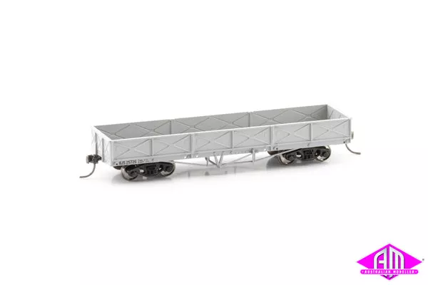 HJS Open Wagon Grey Set 3 RTR015HO (3 PACK)