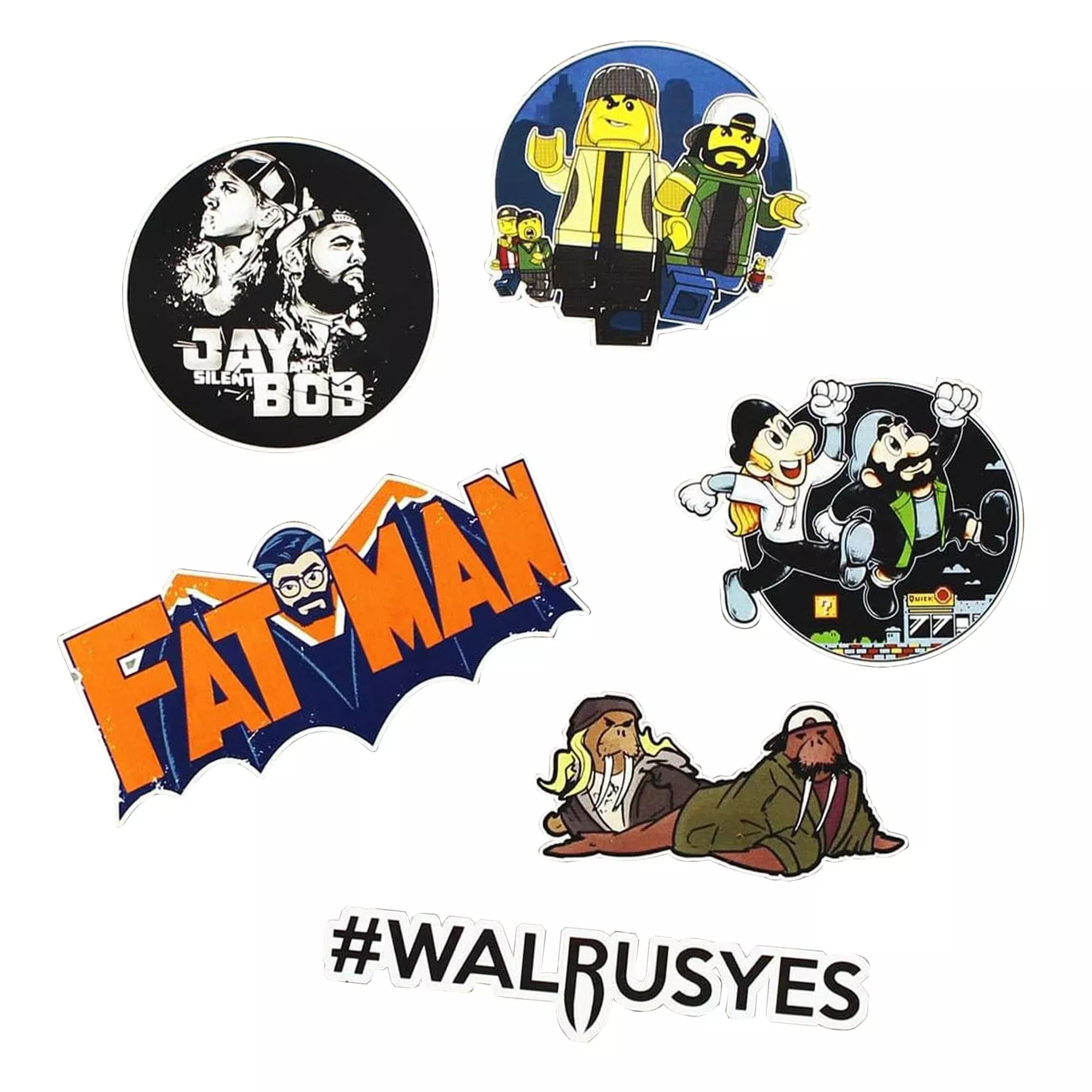 Jay and Silent Bob Sticker Sheet