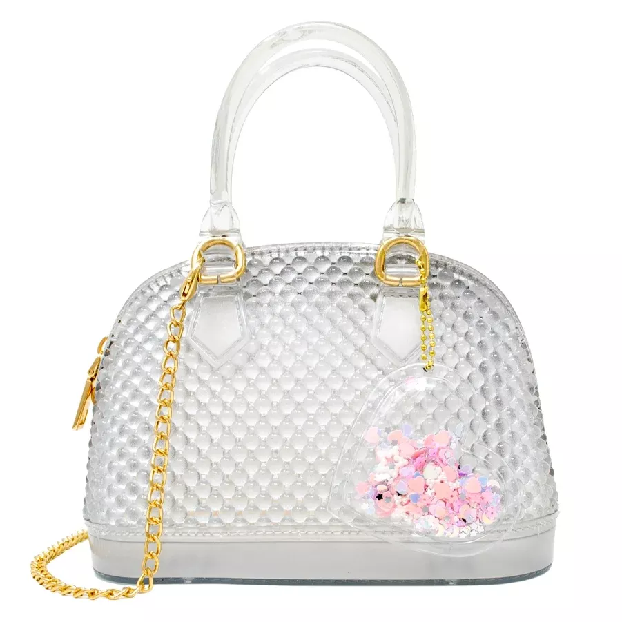 Jelly Bead Bowling Bag Clear