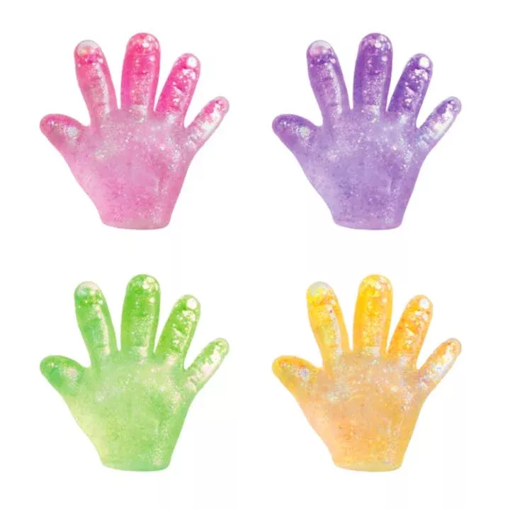 Keycraft Squishy High Five Hand Glitter Sensory Toy for Kids