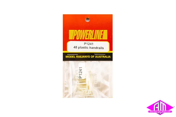 Link-Line - P1241 - 48 Class Plastic End Handrails (HO Scale)
