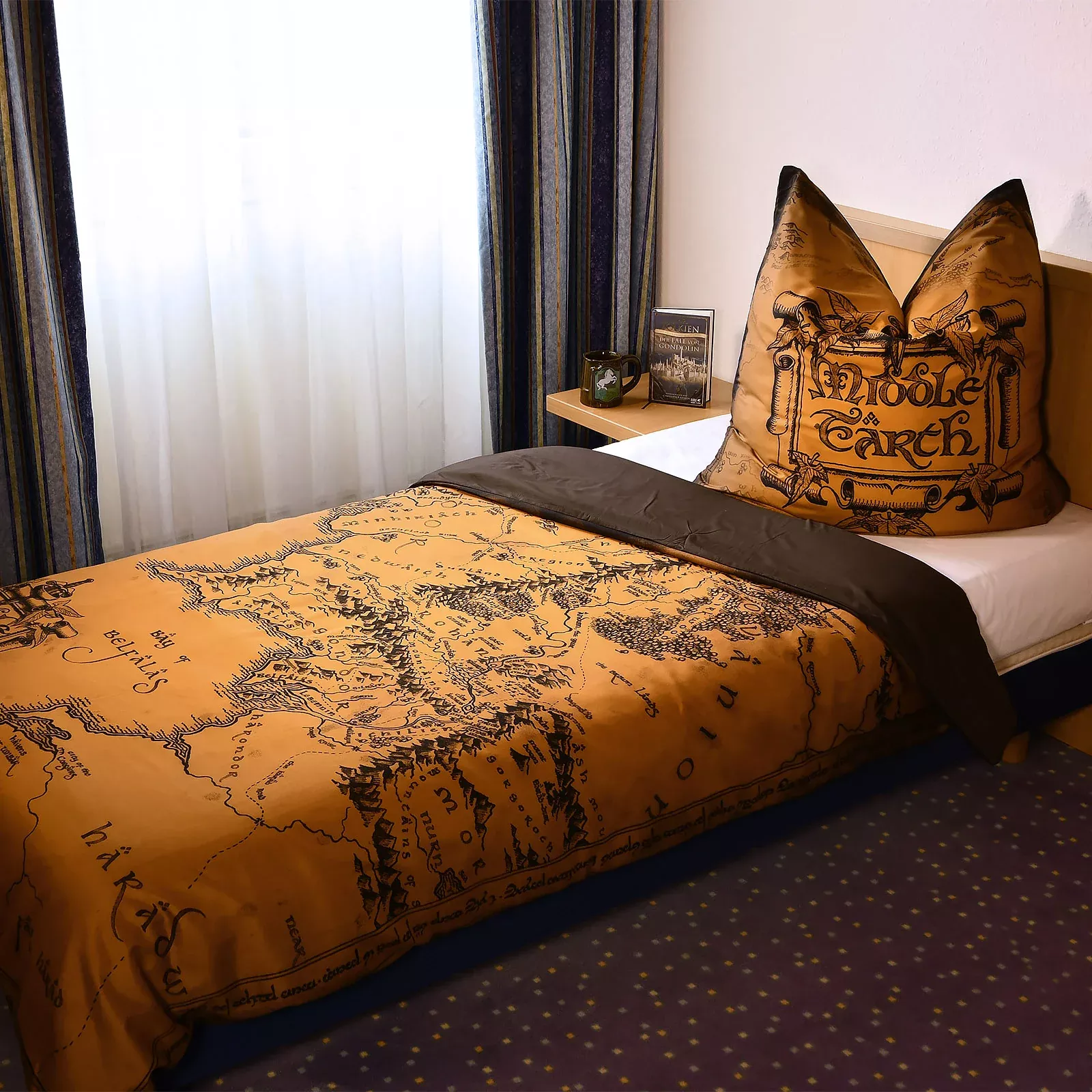 The Lord of the Rings - Middle Earth Map Bedding